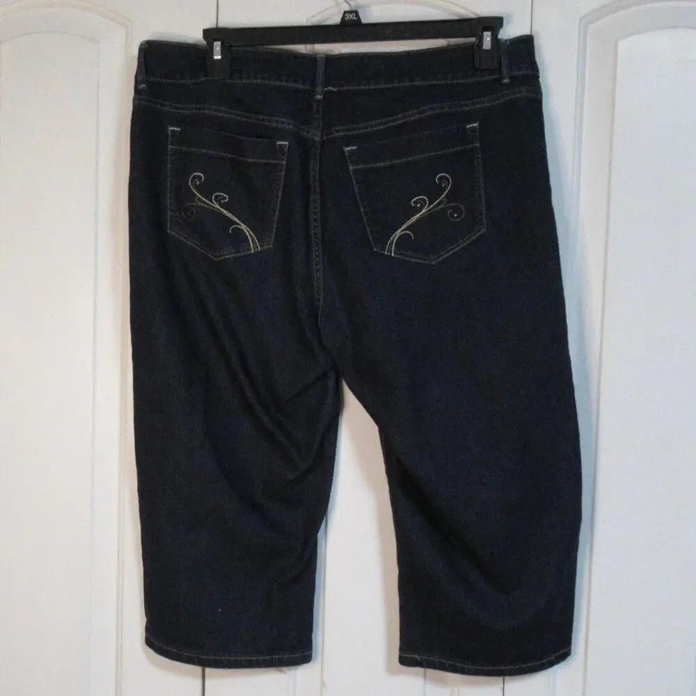 Riders By Lee Capri Blue Jeans - Picture 2 of 5